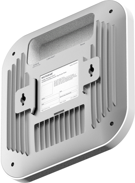 Точка доступа Netgear AX3600 Dual Band PoE WiFi 6 Access Point (WAX620-100EUS) - зображення 6