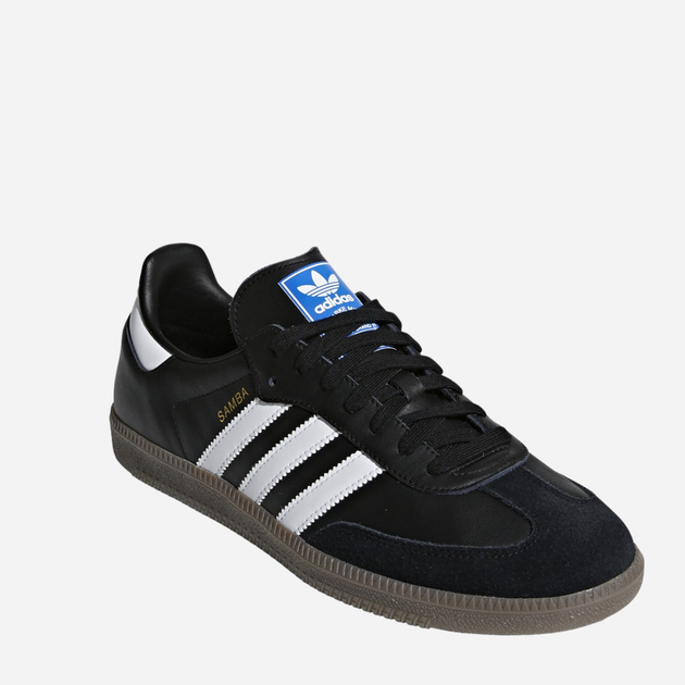 Чоловічі кеди низькі adidas Originals Samba OG B75807 43.5 (9UK) 27.5 см Чорні (4059811988485) - зображення 2