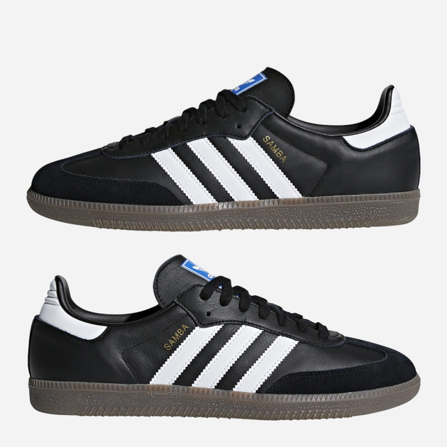 Чоловічі кеди низькі adidas Originals Samba OG B75807 45.5 (10.5UK) 29 см Чорні (4059811988614) - зображення 5