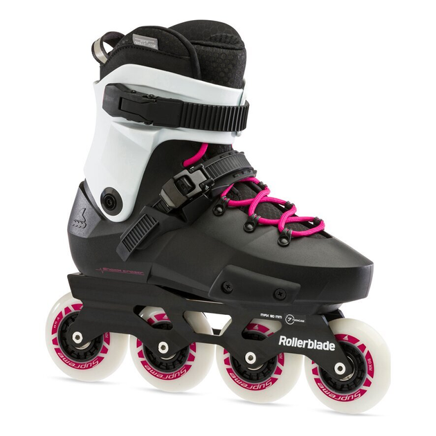 Ролики Rollerblade Twister Edge для жінок (40, Черно-розовый) 