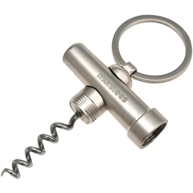 Munkees 3459 брелок-штопор Corkscrew steel (3459-ST) - изображение 2
