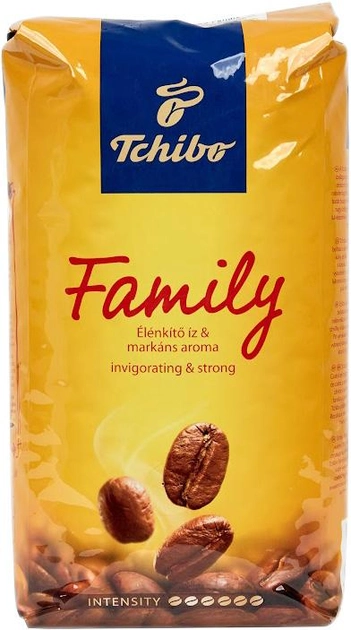 Акція на Кава в зернах Tchibo Family 1 кг від Rozetka