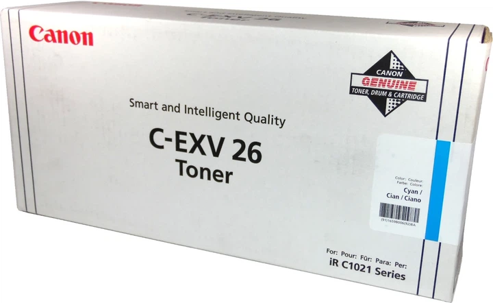 Toner Canon C-EXV 26 cartouche d'origine - Cyan - 1659B006 main image 1