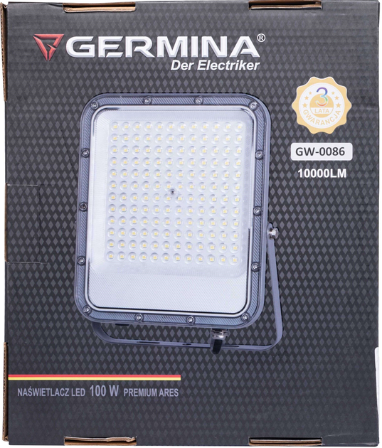 Світлодіодний прожектор Germina Ares 100 Вт 10000 лм (GW-0086) - зображення 6