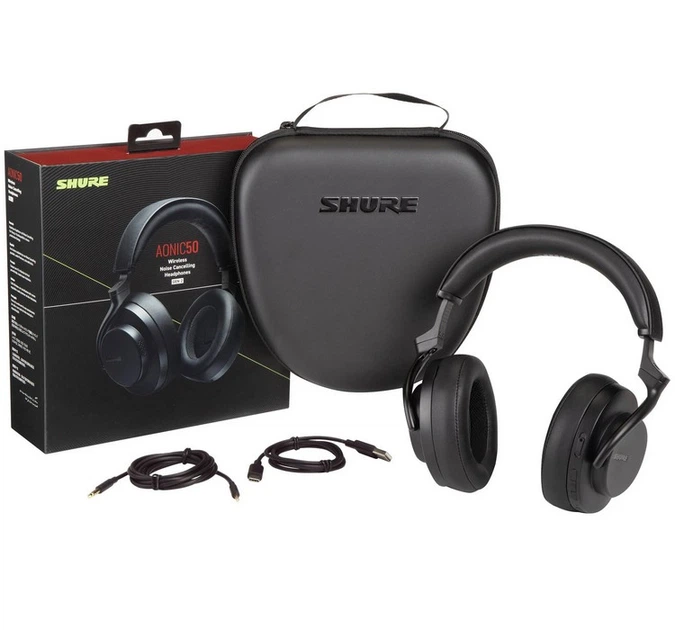 【週末セール】SHURE AONIC 50 Gen2 ワイヤレスヘッドフォン Наушники Shure AONIC 50 Gen2 Black купить в интернет-магазине