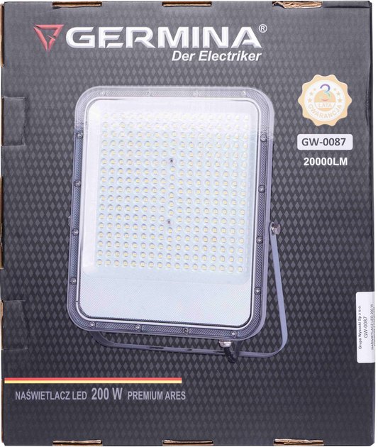 Naświetlacz LED Germina Ares 200 W 20000 lm (GW-0087) - obraz 6