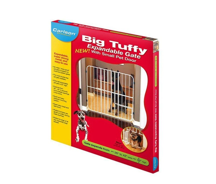 Огорожа для собак Carlson Gate Big Tuffy  Expandable with Door  81 x 107 см (0891618006320) - зображення 1