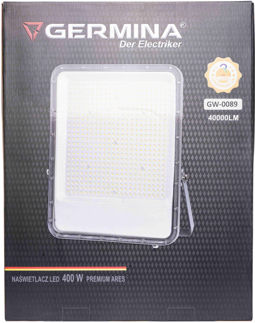 Naświetlacz LED Germina Ares 400 W 40000 lm (GW-0089) - obraz 5