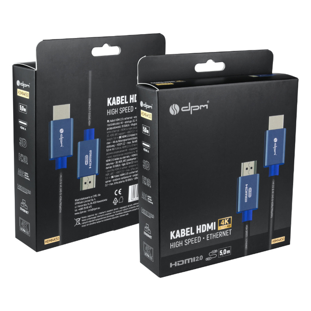 Кабель DPM HDMI 5 м HD4K50 (5906881216781) - зображення 7