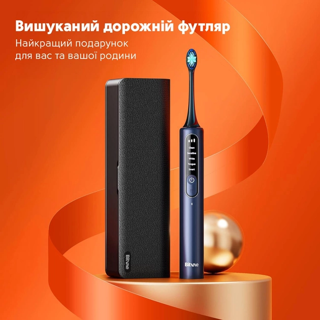 Електрична зубна щітка Bitvae S3 Smart Midnight Blue - зображення 4