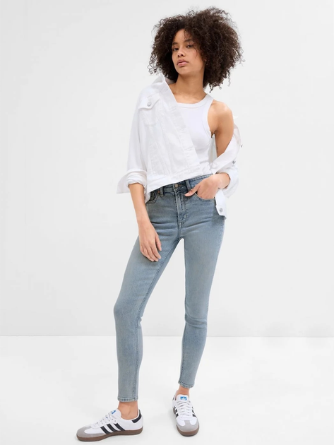 Jeansy skinny damskie GAP 674111-00 28 Niebieskie (1200115266288) - obraz 3