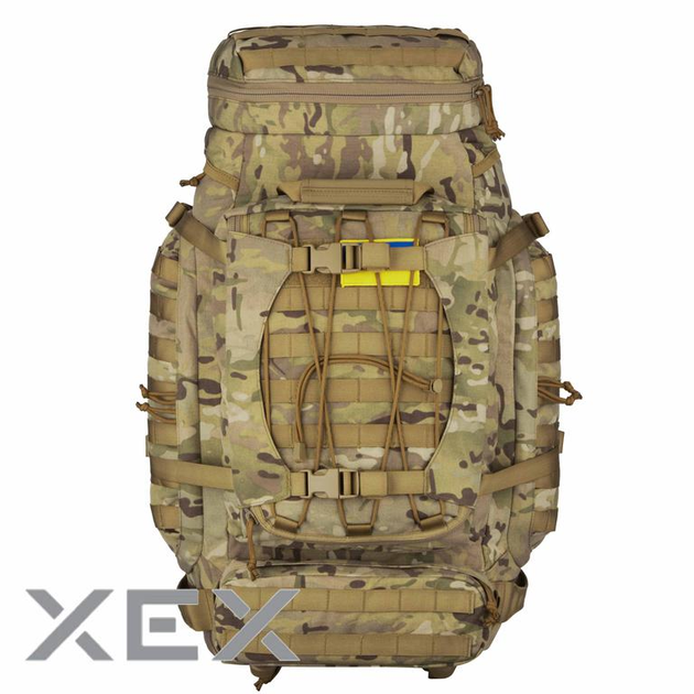 Рюкзак тактичний 2Е, 90L, LargeCap, Molle, камуфляж (2E-TACTLARGBKP-90L-CP) - зображення 2