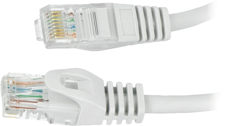 Патч-корд Lanberg Cat 6 UTP 0.25 м Grey (PCU6-10CC-0025-S) - зображення 1