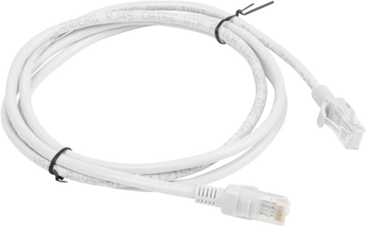 Патч-корд Lanberg Cat 6 UTP 1.5 м Grey (PCU6-10CC-0150-S) - зображення 1
