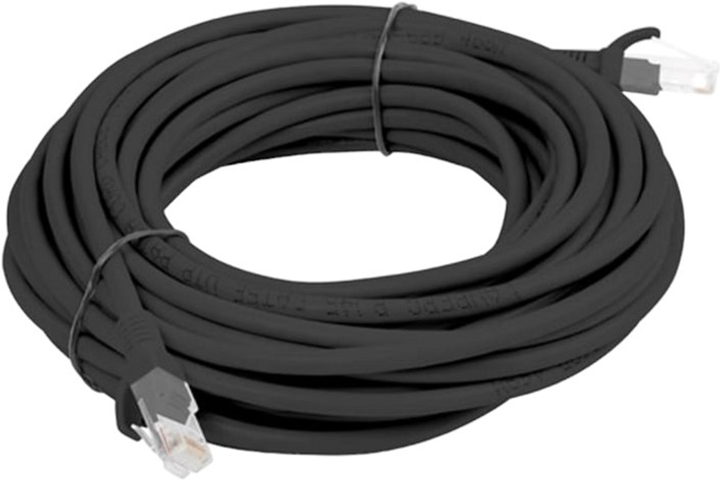 Патч-корд Lanberg Cat 6 UTP 5 м Black (PCU6-10CC-0500-BK) - зображення 1