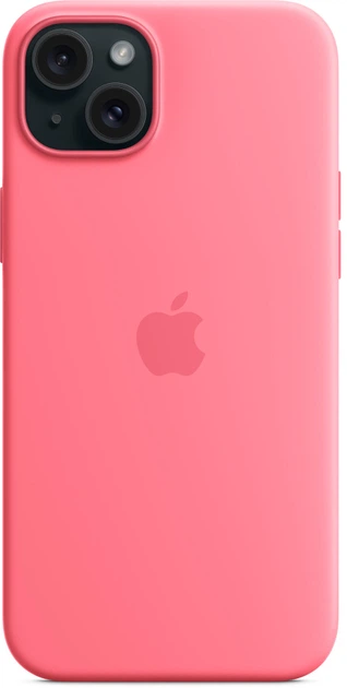 Панель Apple MagSafe Silicone Case для Apple iPhone 15 Plus Pink (MWNE3) - зображення 5