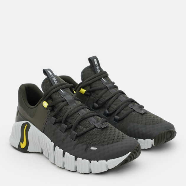 Чоловічі кросівки для залу Nike Free Metcon 5 DV3949-300 45.5 Сірий/Чорний (196607700556) - зображення 3