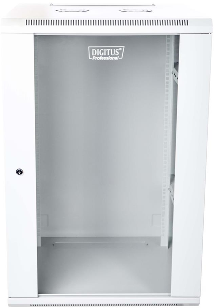 Szafa wisząca serwerowa Digitus 19'' 18U 600x600 RAL7035 (DN-W19 18U/600) - obraz 1