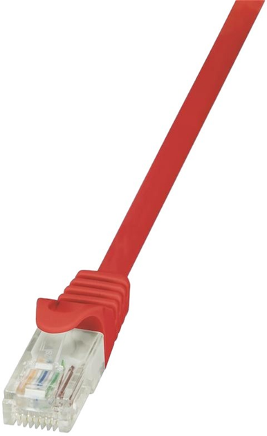 Патч-корд LogiLink EconLine Cat 6 U-UTP 10 м Red (CP2094U) - зображення 1