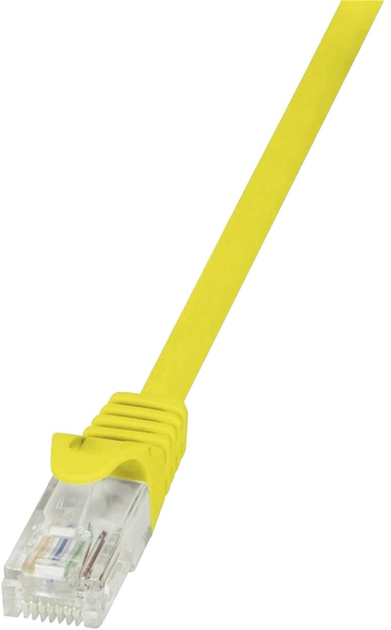 Патч-корд LogiLink EconLine Cat 6 U-UTP 0.5 м Yellow (CP2027U) - зображення 1