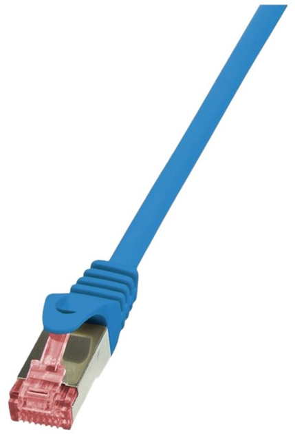 Patchcord LogiLink PrimeLine Cat 6 SFTP 0.25 m Blue (CQ2016S) - obraz 1