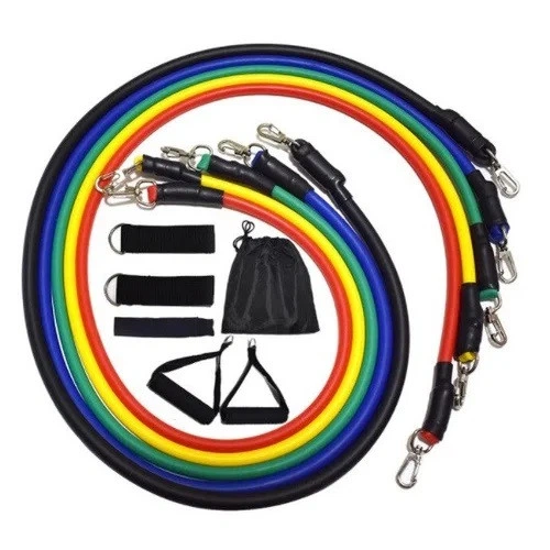Набір гумок-еспандерів для фітнесу Power Resistance Bands термопластичная резина (SN9QI3972) - Фото 6 Набір гумок-еспандерів для фітнесу Power Resistance Bands термопластичная резина (SN9QI3972) - зображення 6