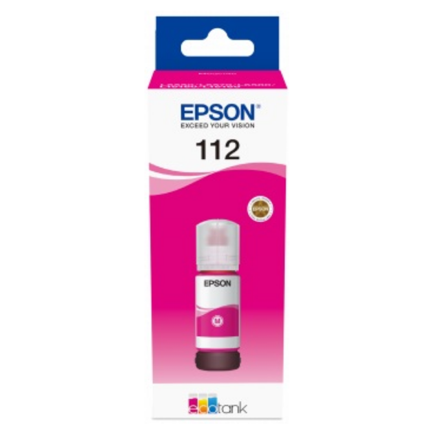 Чернила Epson 112 EcoTank Pigment Magenta для Epson L15150/15160 - Фото 2 Чернила Epson 112 EcoTank Pigment Magenta для Epson L15150/15160 - изображение 2