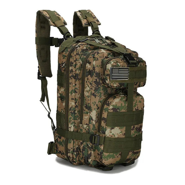 Рюкзак тактичний RESTEQ 45 л, зелений, 28х28х48 см. Армійський рюкзак - зображення 2