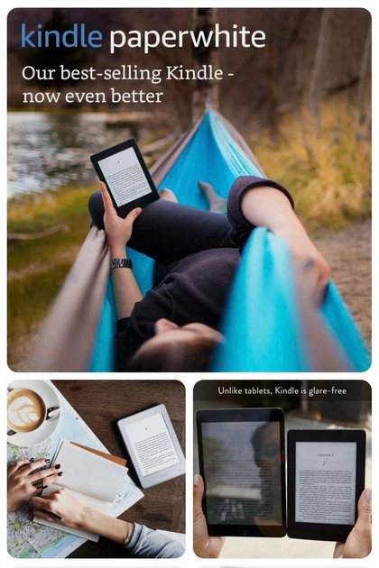 Електронна книга Amazon Kindle Paperwhite 7th Gen HD-екран