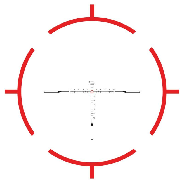 Оптичний приціл Vector Optics CONTINENTAL x10 1-10x28 ED FFP VET-RAR (SCFF-48) - изображение 2