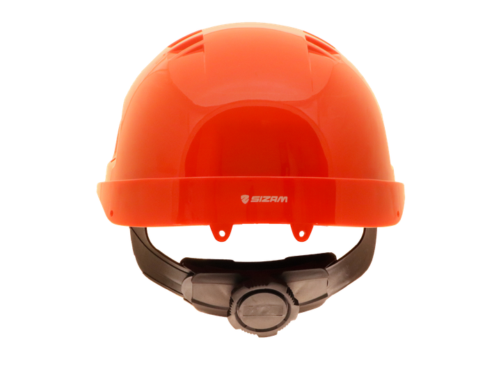 Каска захисна будівельна Sizam Safe-Guard 3210 червона - зображення 3