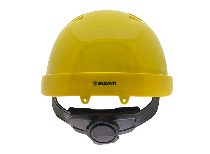 Каска захисна будівельна Sizam Safe-Guard 2210 жовтий - Фото 3 Каска захисна будівельна Sizam Safe-Guard 2210 жовтий - зображення 3
