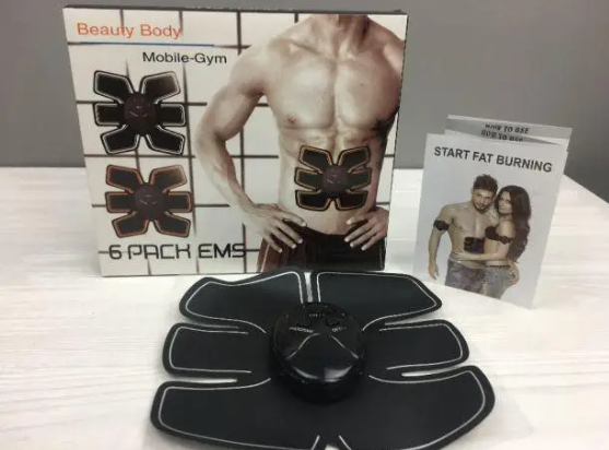 Миостимулятор для домашнего использования Ems trainer Электростимулятор для мышц и пресса 2 батарейки ААА 6 режимов работы - изображение 10