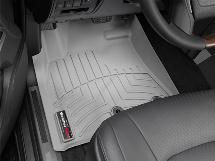 Акція на Коврики автомобільні передні WeatherTech 3D лайнери Lexus LX570 2013 - 2021 Сірі від Rozetka