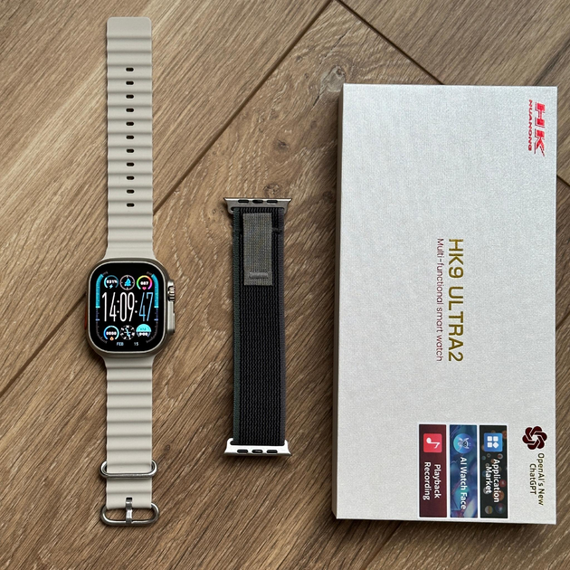 HK9  ultra2   ブラックフレーム. hk 9 Ultra 2 MAX Smart Watch support Live album Photos