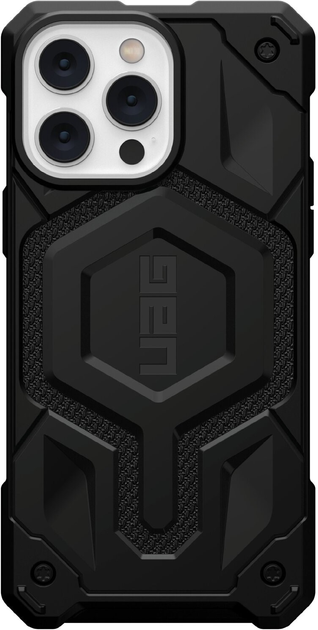 Etui plecki UAG Monarch MagSafe do Apple iPhone 14 Pro Carbon fiber (114030114242) - obraz 1