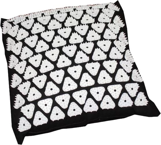 Poduszka do akupresury Shanti Acupressure / Nail Pillow 34 x 34 cm Czarna (4260135967630) - obraz 1