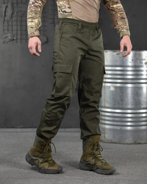 Тактичні чоловічі штани весна/літо XL олива (85663) - зображення 2