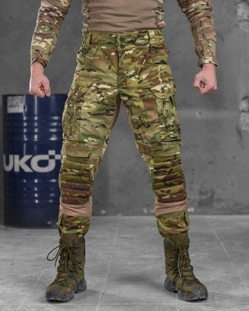 Тактические штурмовые усиленные штаны 7.62 Tactical S мультикам (85701) - изображение 1