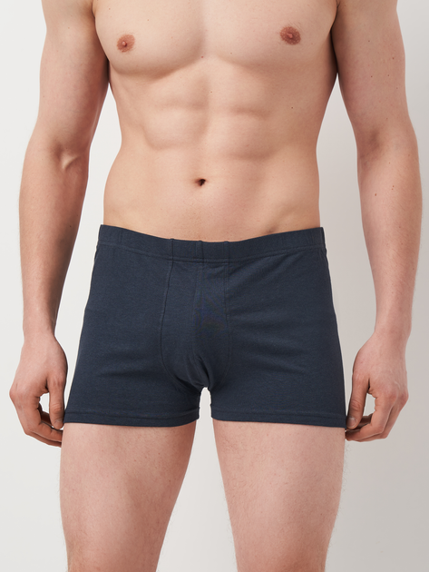 Трусы шорты мужские хлопковые H&M 0564309_т.син 2XL Темно-синие ...