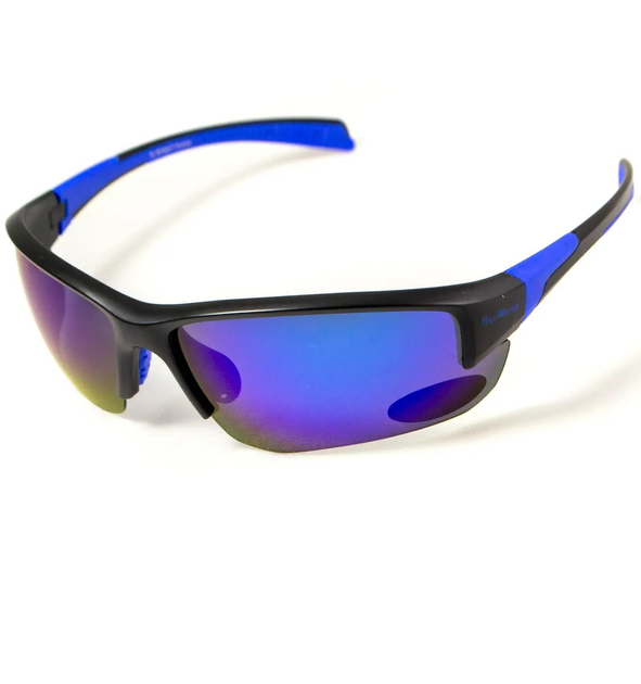 Темные очки с поляризацией BluWater Samson-3 polarized (g-tech blue) - изображение 1