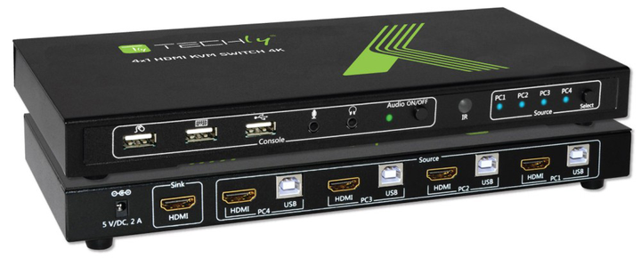 KVM-перемикач TECHly 4-портовый HDMI (IDATA KVM-HDMI4U) - зображення 1