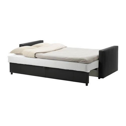 3-місний диван-ліжко IKEA FRIHETEN ФРІХЕТЕН, Бомстад чорний, 203.411.35 - изображение 12