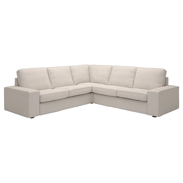 Угловий диван IKEA KIVIK КІВІК, 4-місний, Світло-бежевий трезунд, 894.828.54 - зображення 2
