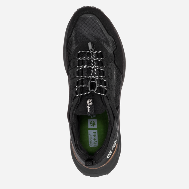 Чоловічі кросівки Jack Wolfskin Dromoventure Athletic Low M 4057011-6000 44,5 (10UK) Чорні (4064993731798) - зображення 7