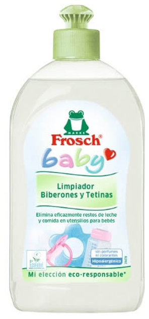 Płyn do mycia naczyń dla dzieci Frosch Baby Ecologic Bottle And Teat Cleaner 500 ml (4009175935656) - obraz 1