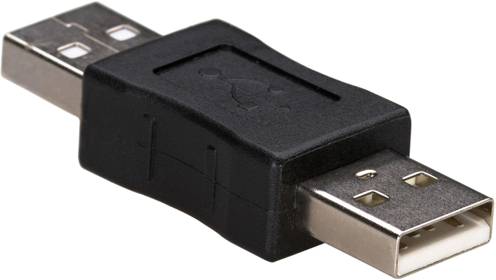Adapter Akyga USB Type-A - USB Type-A M/M Black (AK-AD-28) - obraz 1