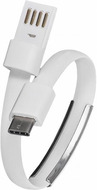 Adapter Akyga USB Type-C - USB Type-A 0.2 m White (AK-AD-47) - obraz 1