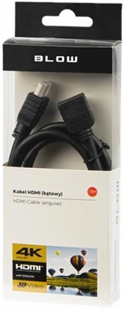 Kabel Blow HDMI- HDMI 1.5 m Black (92-603#) - obraz 2