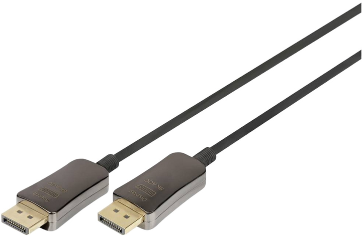 Кабель Digitus DisplayPort M/M 10 м Black (AK-340107-100-S) - зображення 1
